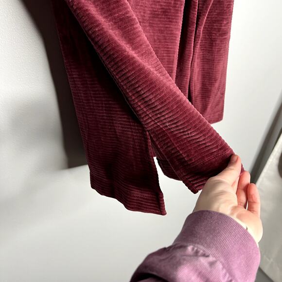 Maroon Mock Neck Tunic LAST CALL - Picture 2 of 5